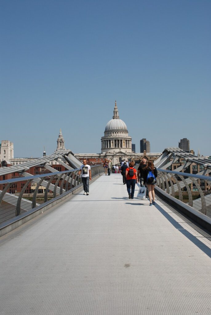 millenium bridge, st paul's cathedral, church of st-959505.jpg